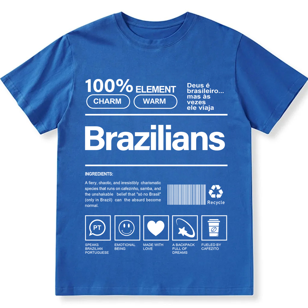 Brazilians Unisex Fit  Cotton T-Shirt wearishow