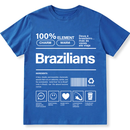 Brazilians Unisex Fit  Cotton T-Shirt wearishow
