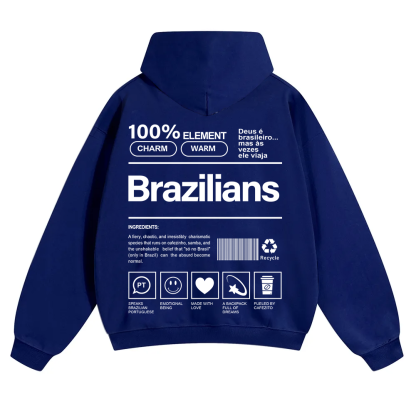 Brazilians Unisex Fit Color Hoodie wearishow