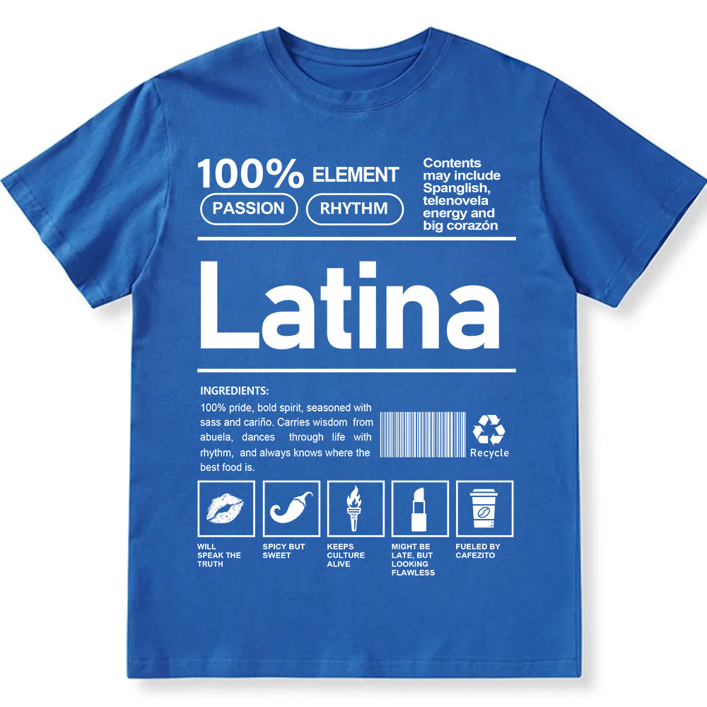 Latina Unisex Fit  Cotton T-Shirt wearishow
