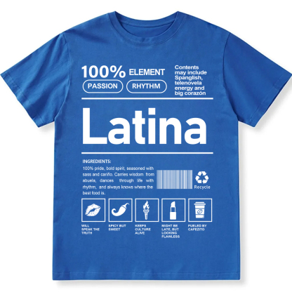 Latina Unisex Fit  Cotton T-Shirt wearishow