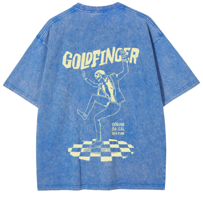 Unisex Vintage Goldfinger Band t-Shirt
