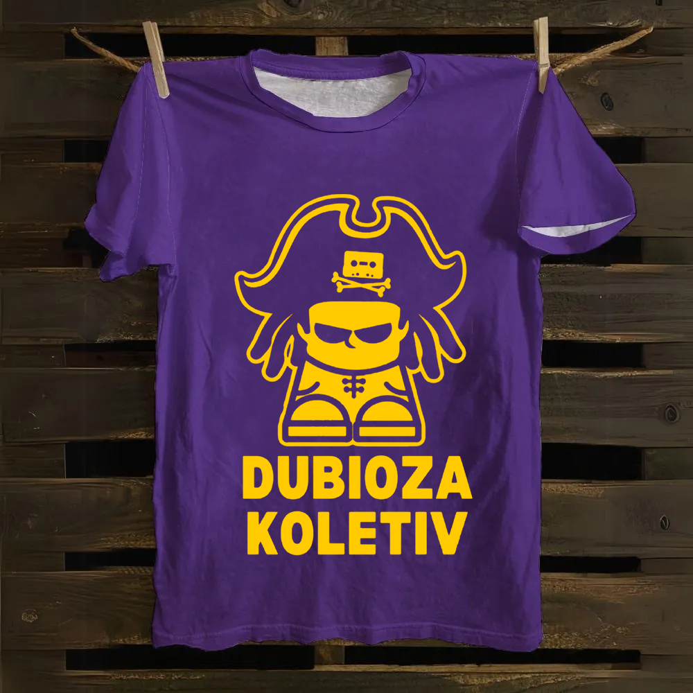 Unisex Vintage Dubioza Kolektiv Band Cotton T-Shirt