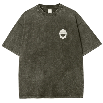Civil Engineer Unisex Fit Washed T-Shirt