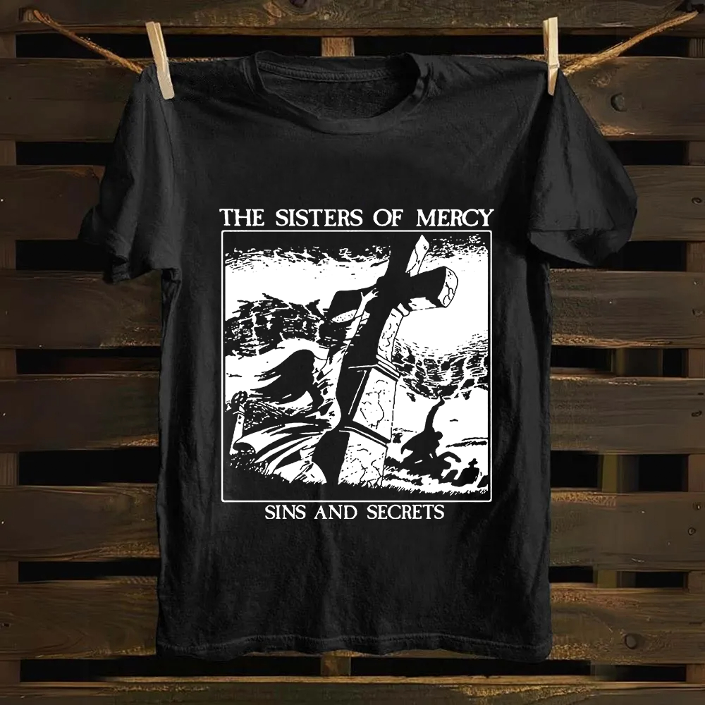 Unisex Vintage The Sisters of Mercy Cotton T-Shirt