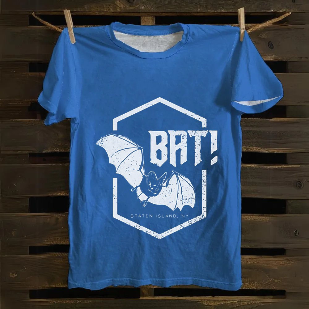Unisex Vintage Laszlo the Bat Cotton T-Shirt