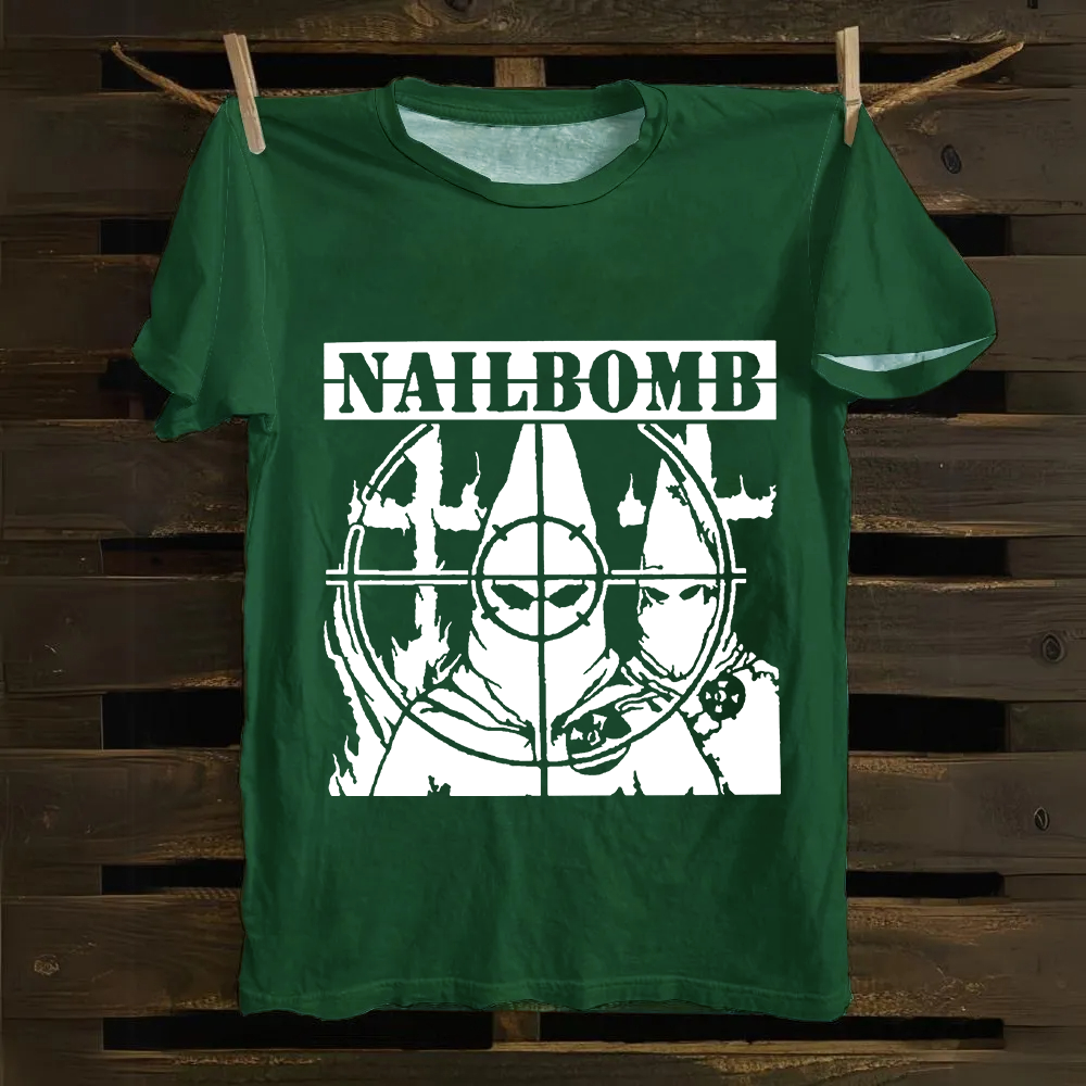 Nailbomb Band Klan Hunter Vintage Cotton T-Shirt