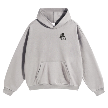 Trader Solid Color Hoodie