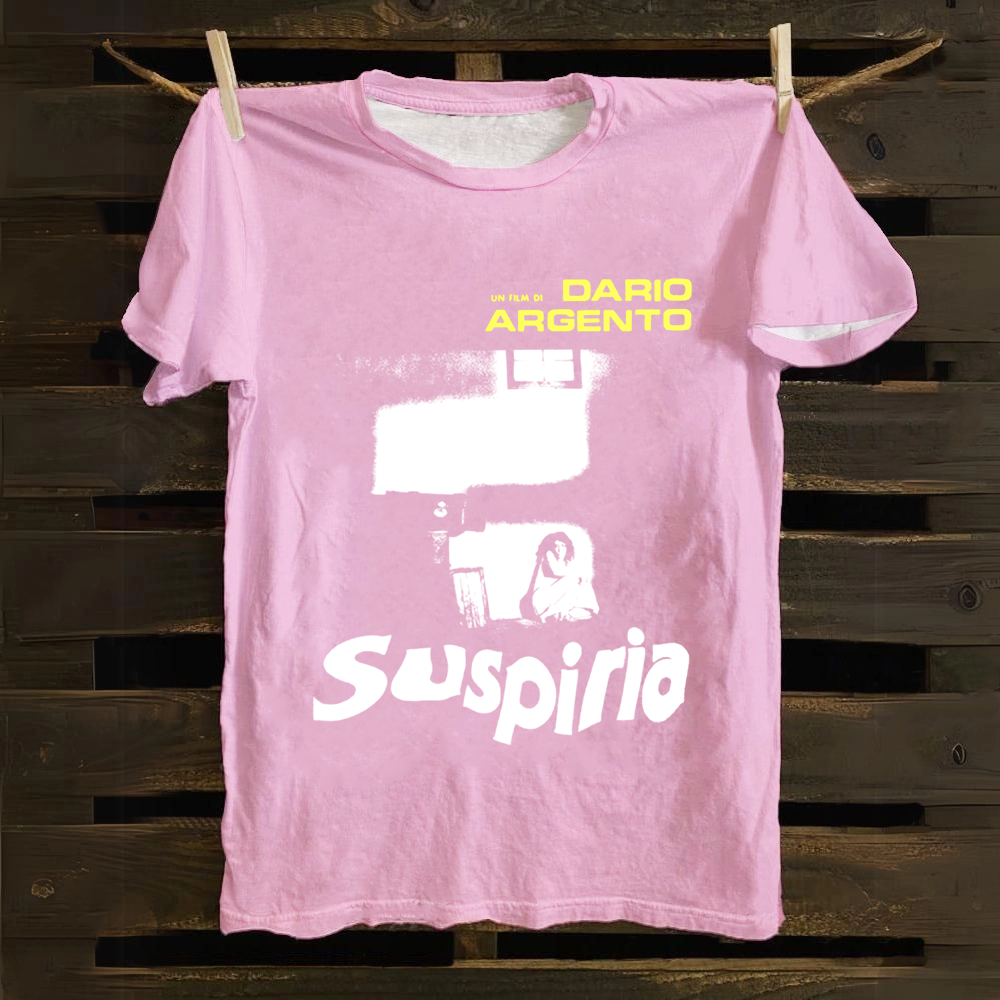 Unisex Vintage Suspiria Horror Movie Cotton T-Shirt