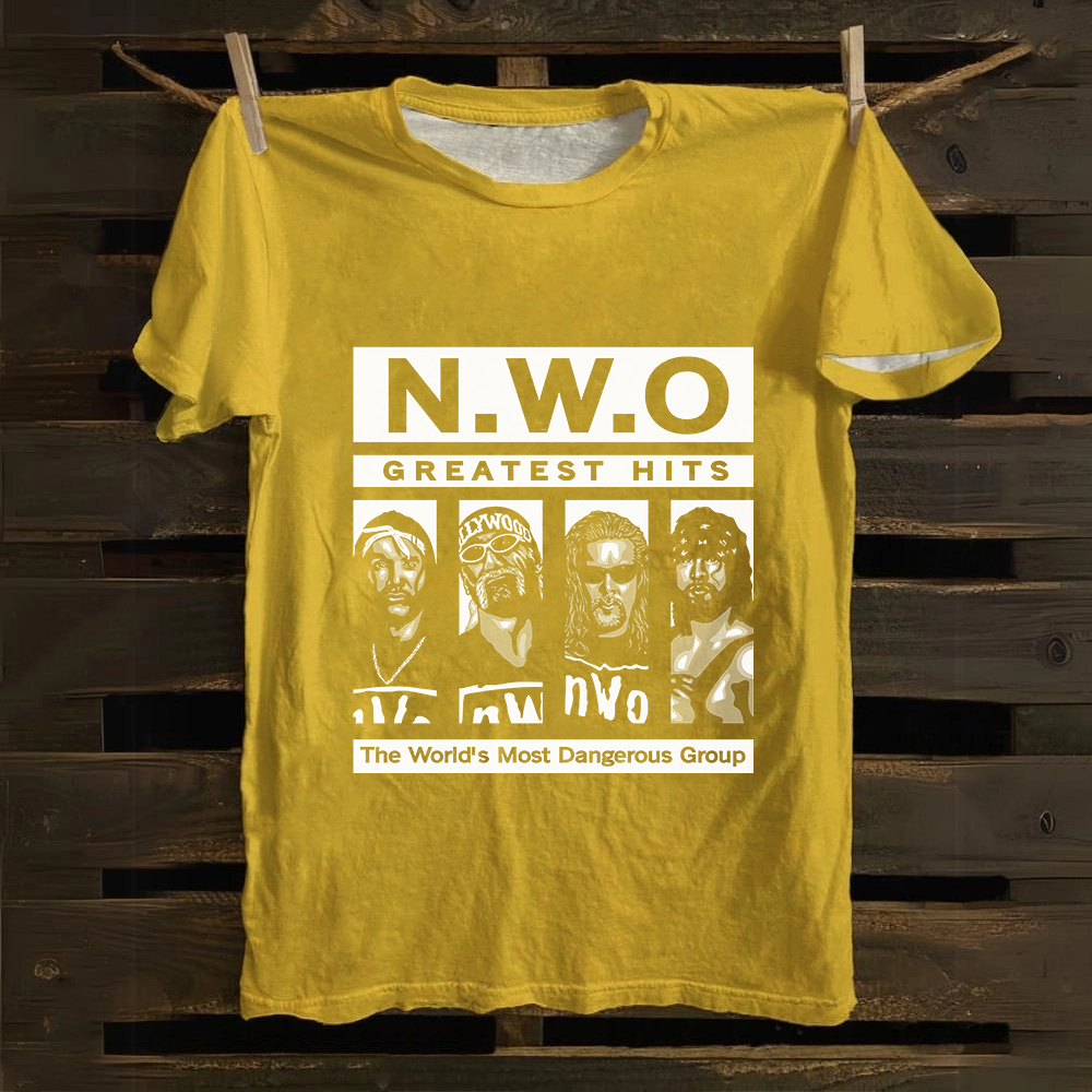 WCW NWO - Classic New World Order Cotton T-Shirt