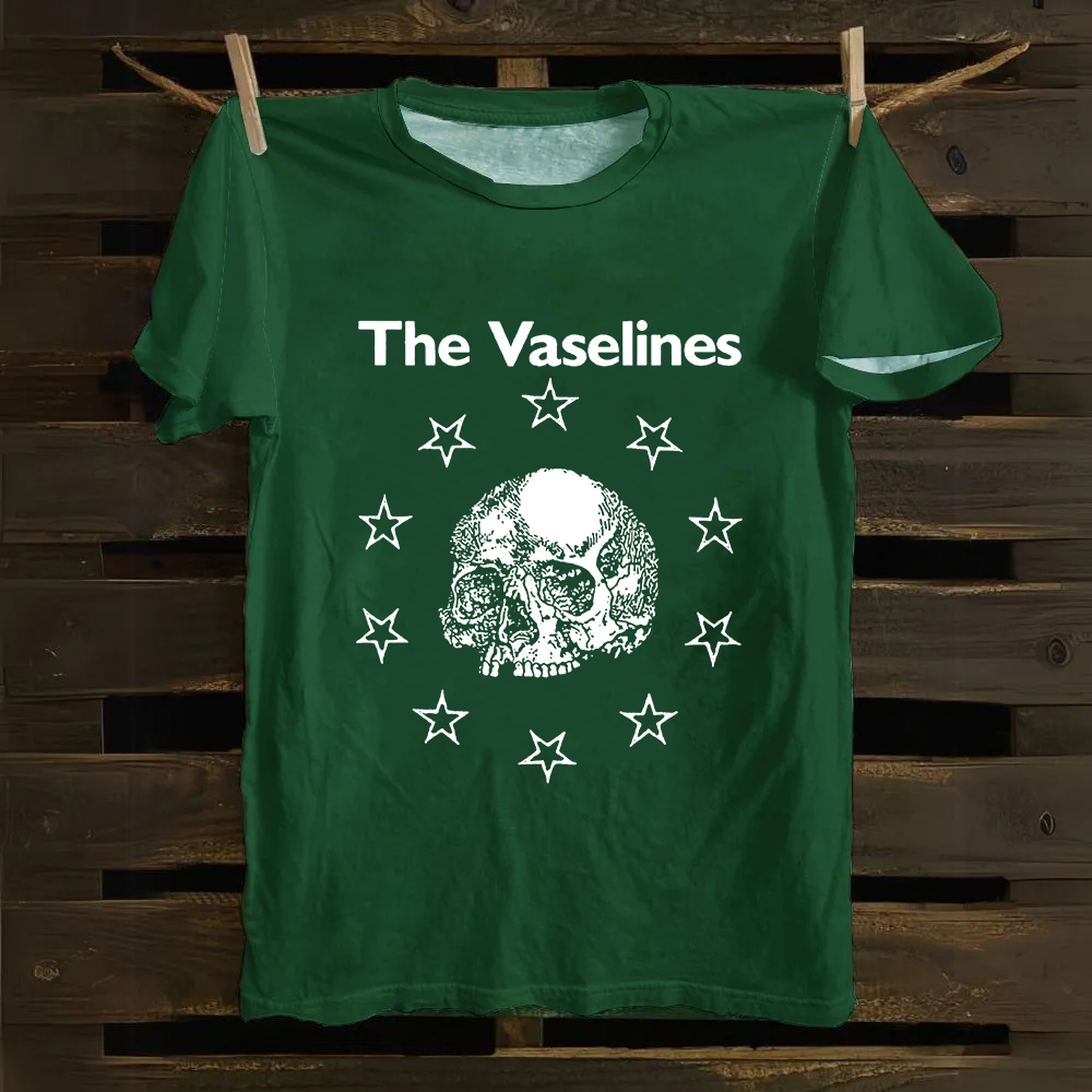 Unisex Vintage The Vaselines Rock Band  Cotton T-Shirt