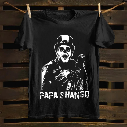 Unisex Vintage Papa Shango Wrestler  Wrestling Cotton T-Shirt