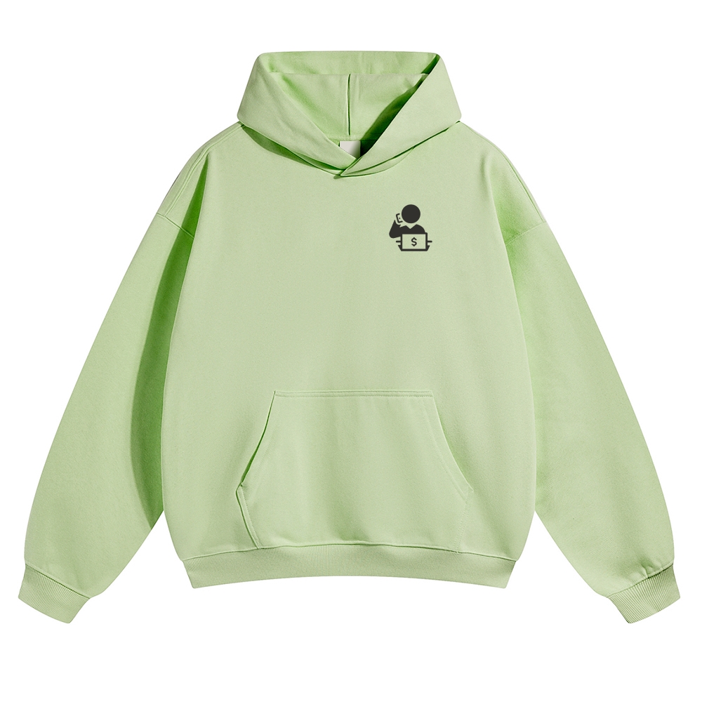 Trader Solid Color Hoodie