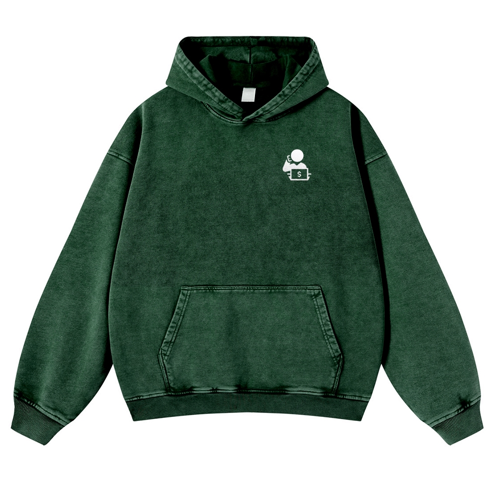 Trader Casual Washed Hoodie