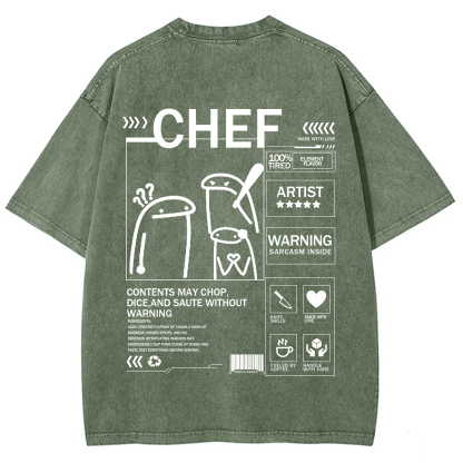 Chef Solid Color Unisex T-shirt