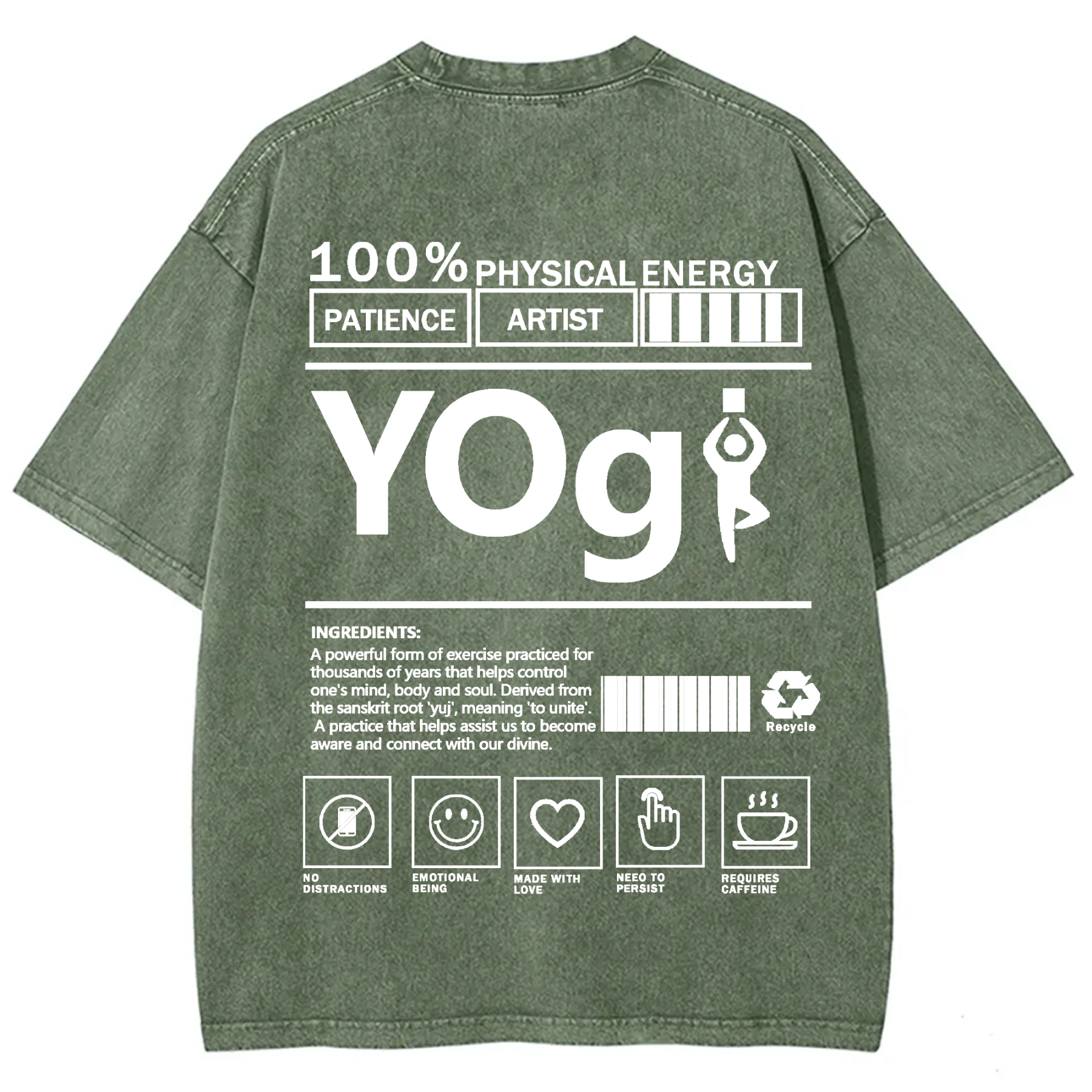 Yogi Solid Color Unisex T-shirt