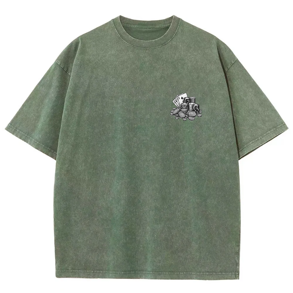 Professional Gambler Unisex Fit Washed T-Shirt