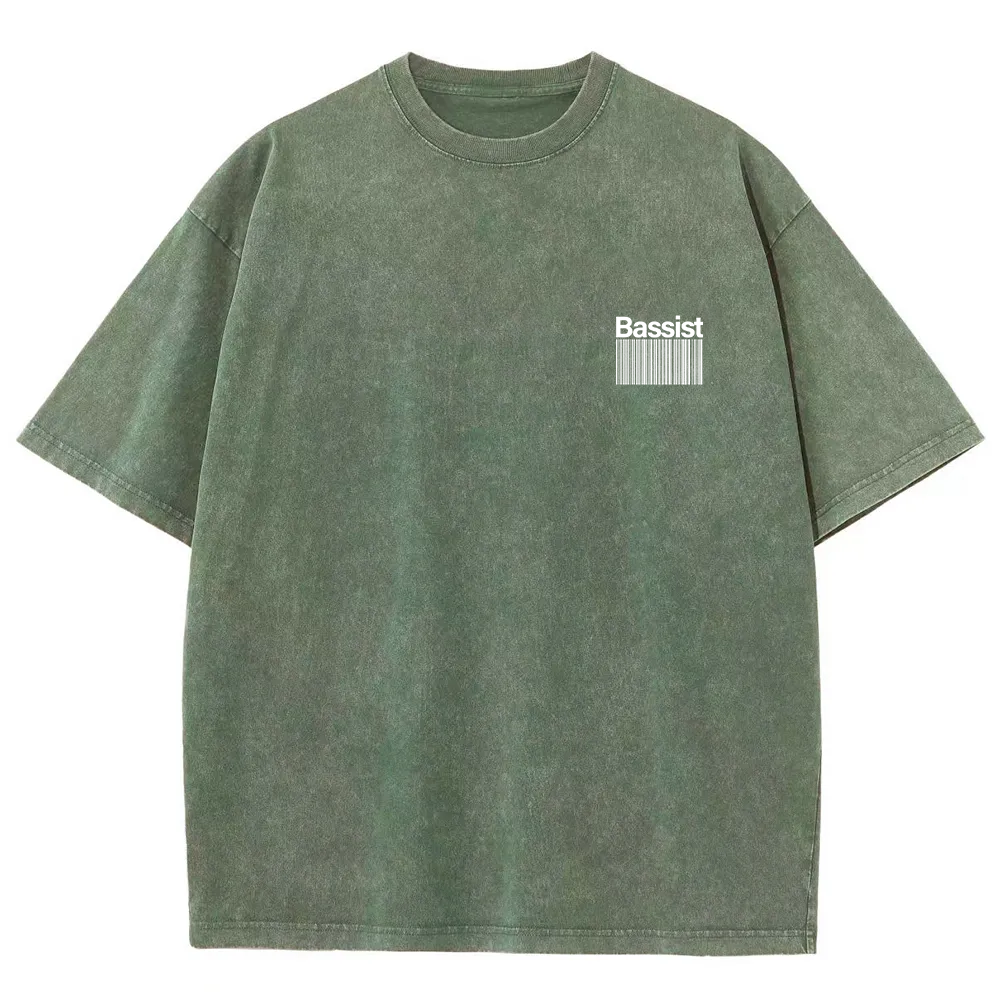 Bassist Unisex Fit Washed T-Shirt