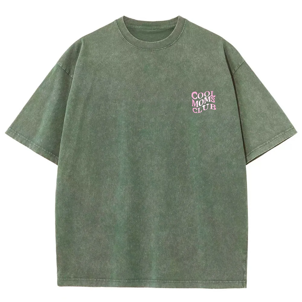 Cool Moms Club Snowflake Vintage Washed T-Shirt