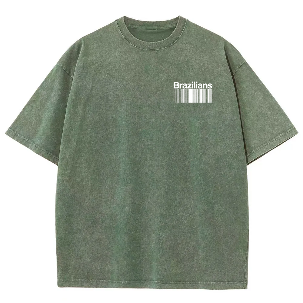 Brazilians Unisex Fit  Washed T-Shirt