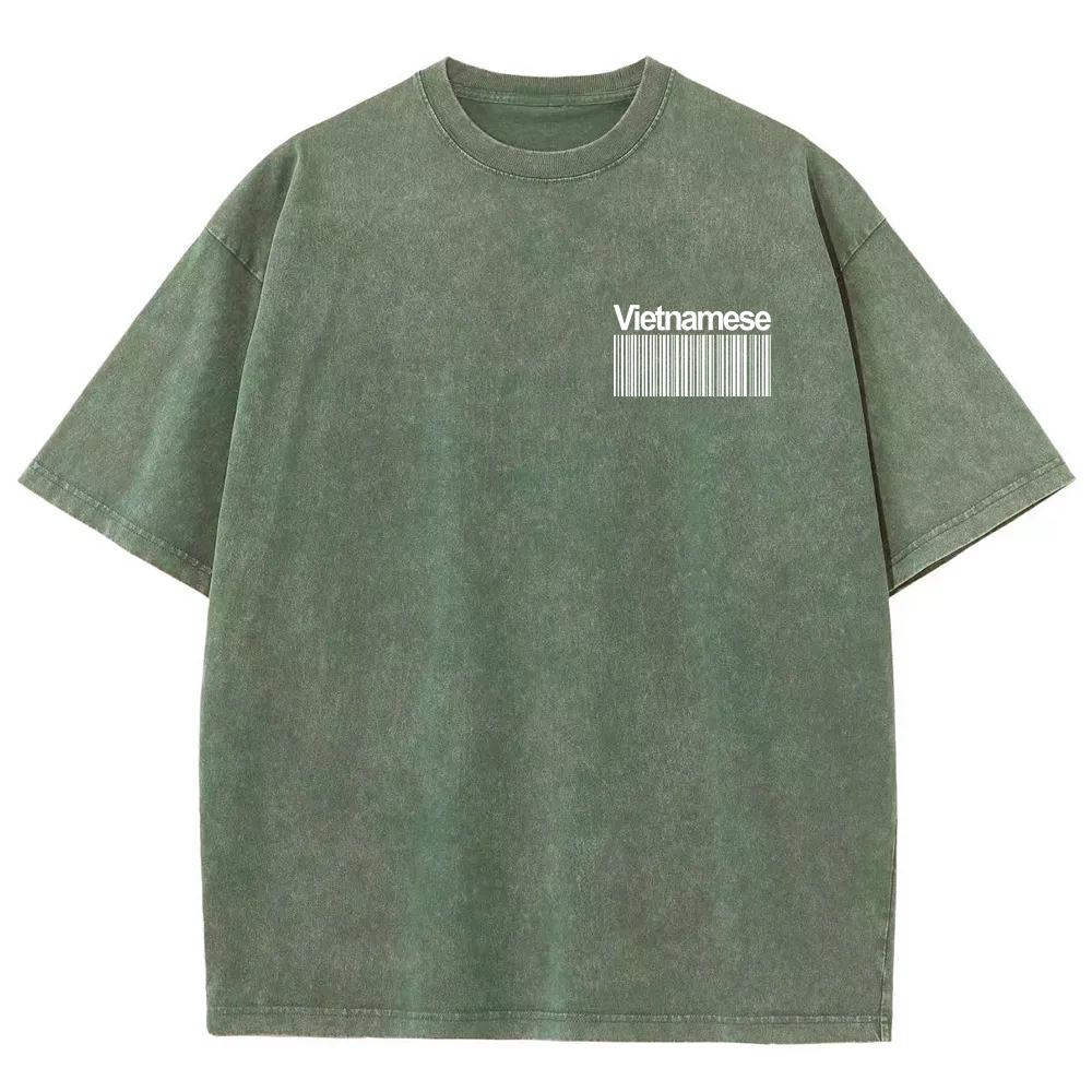 Vietnamese Unisex Fit  Washed T-Shirt