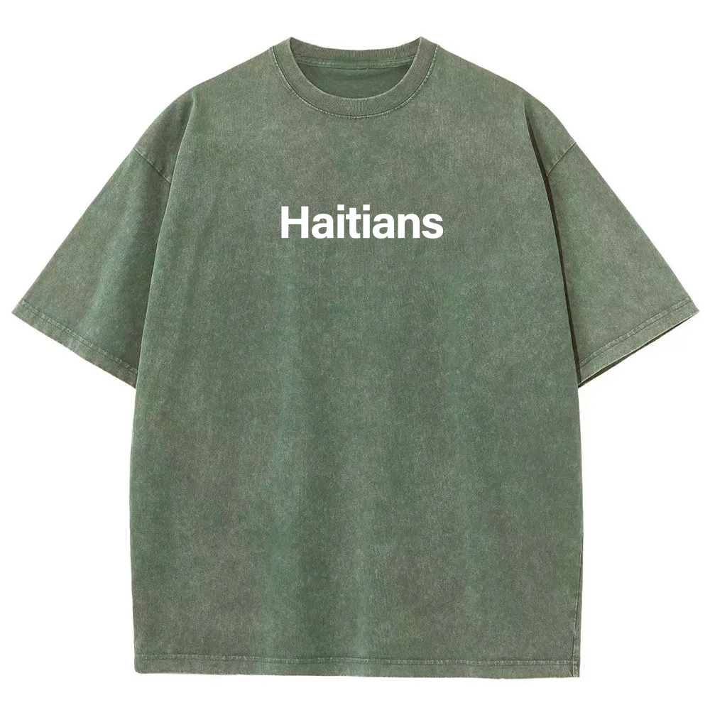 Haitians Unisex Fit  Washed T-Shirt
