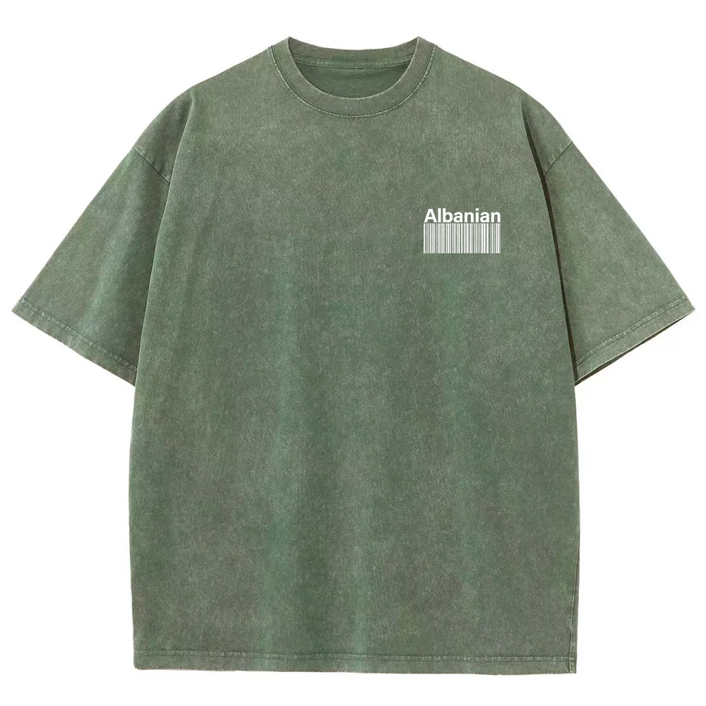 Albanian Unisex Fit  Washed T-Shirt