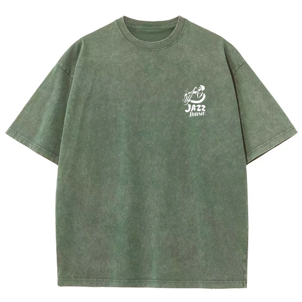 Saxophonist Unisex Fit Washed T-Shirt  wearishow