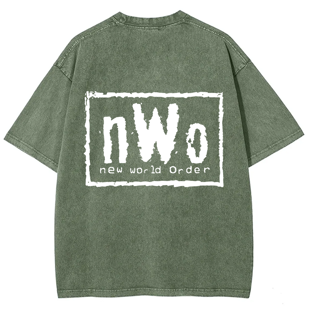Wrestling Washed Nwo New World Order WWE T-Shirt