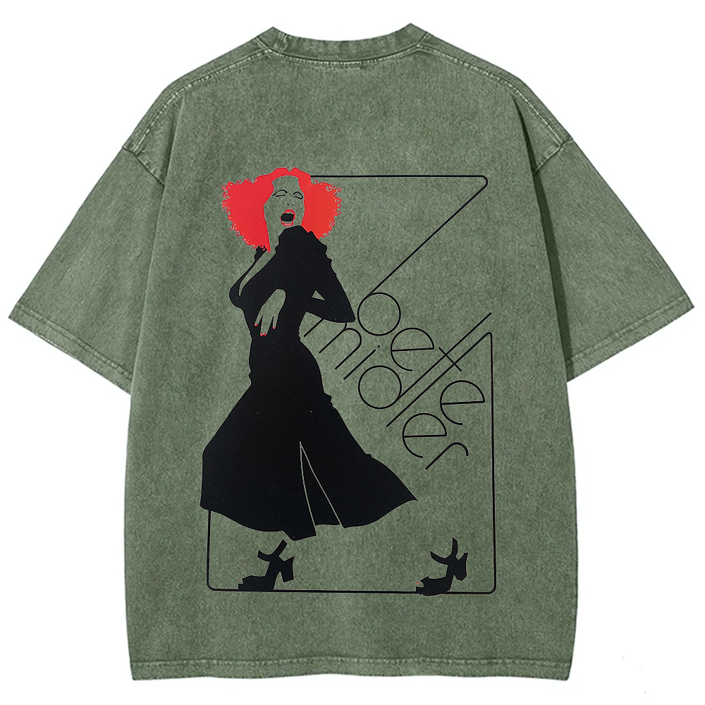 Bette Midler Singer Vintage Washed T-Shirt