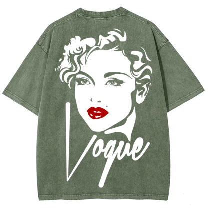  Vintage Washed Madonna Vogue Cover  T-Shirt