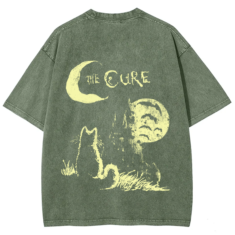  Unisex Vintage Washed The Cure Tank Top T-Shirt