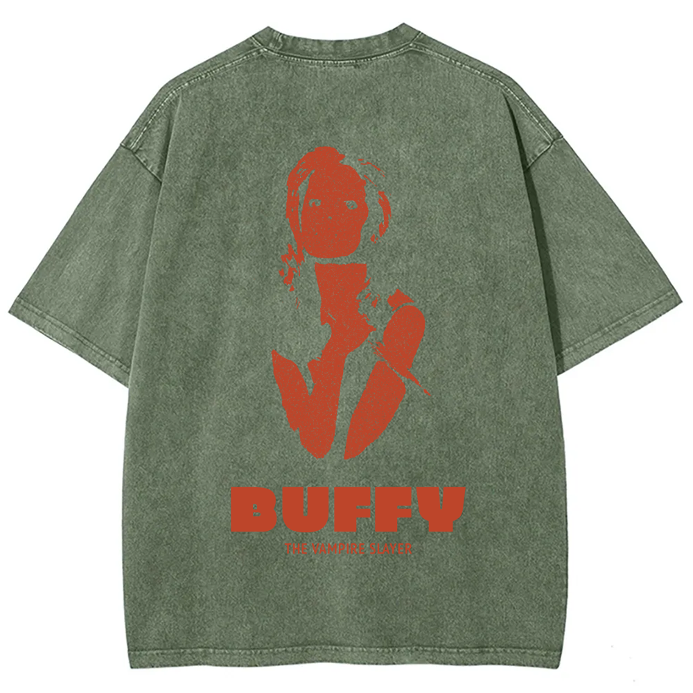 Buffy The Vampire Slayer TV Series Vintage Washed T-Shirt