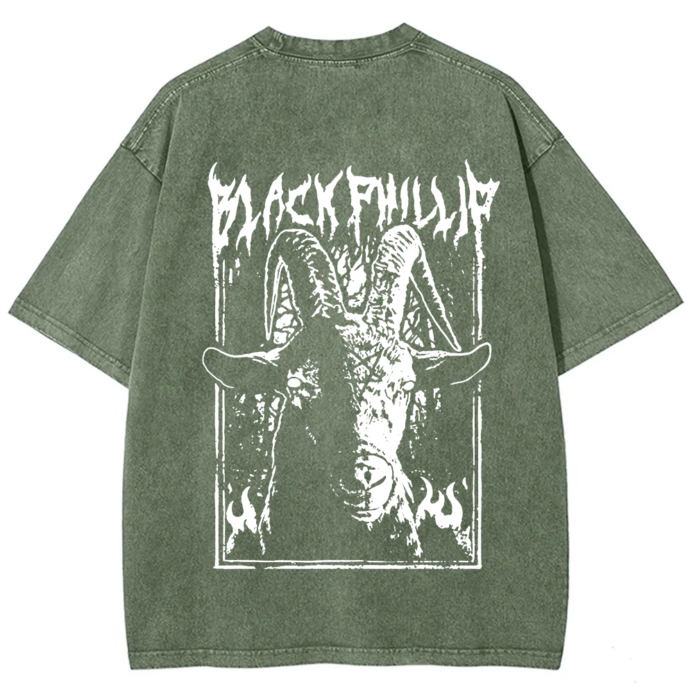 Unisex Vintage Washed The Witch Black Phillip T-Shirt