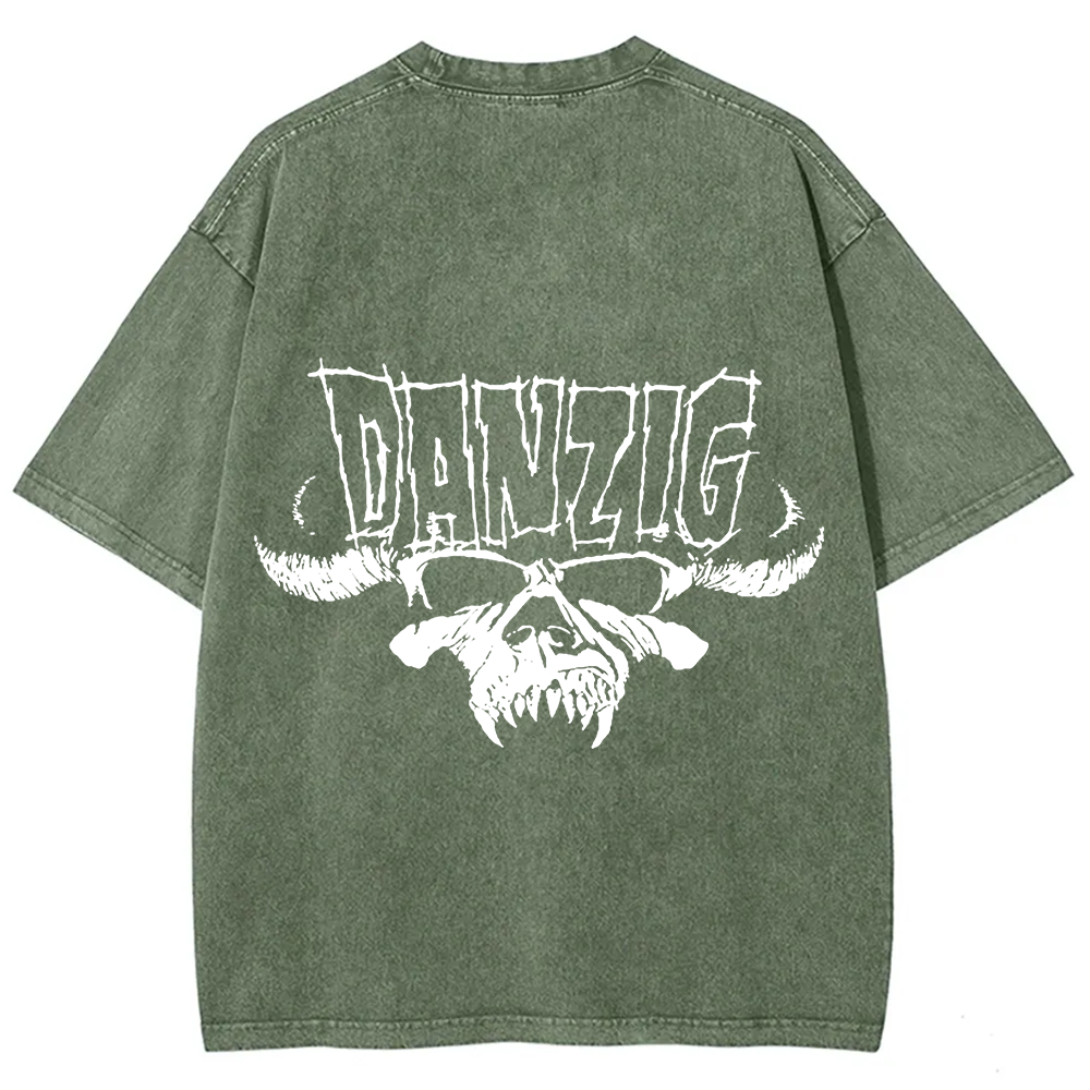 Unisex Vintage Washed DANZIG T-Shirt