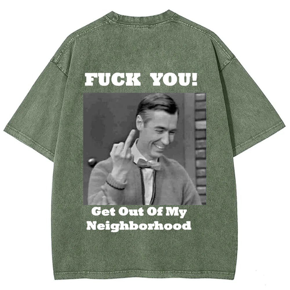 Fuck You Print Casual T-Shirt