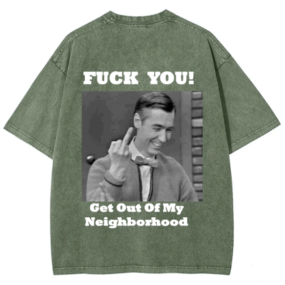 Fuck You Print Casual T-Shirt