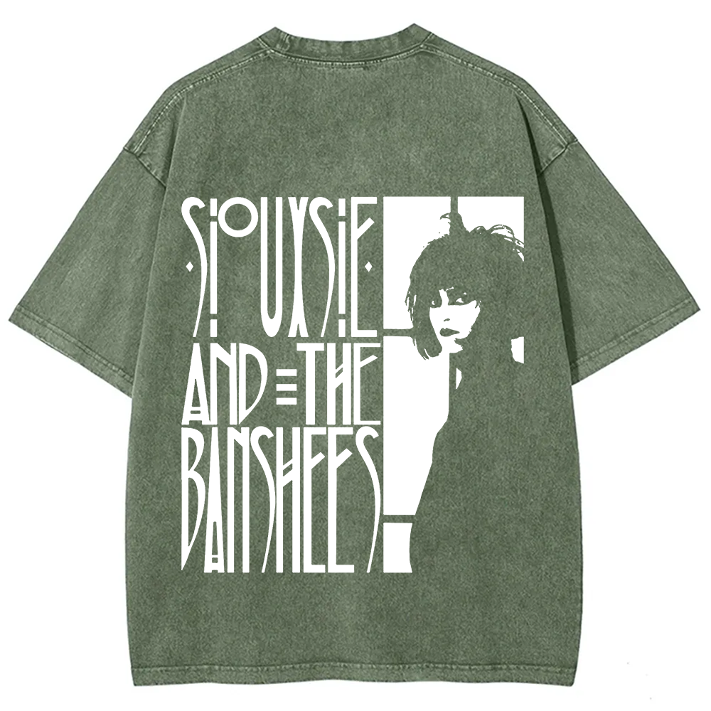 Unisex Vintage Washed Siouxsie and the Banshees T-Shirt