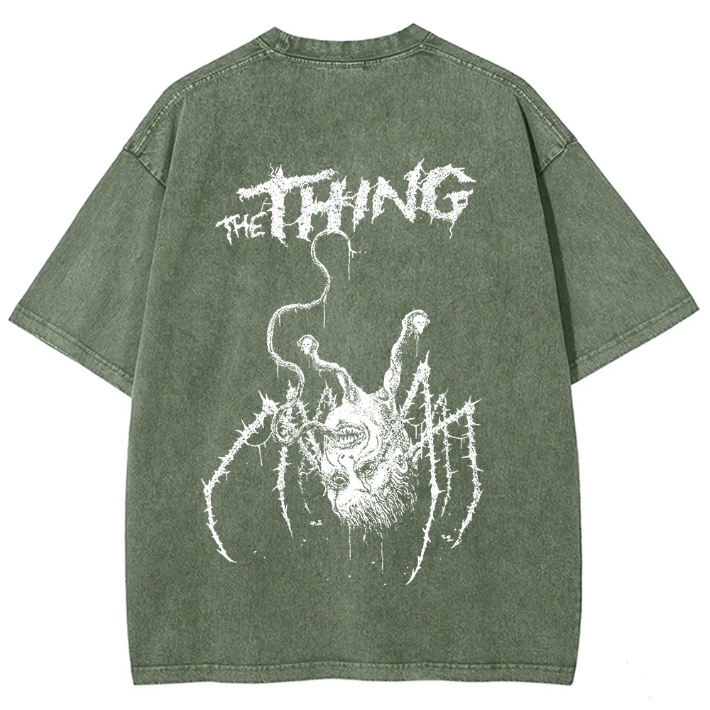 Unisex Horror The thing Print T-Shirt