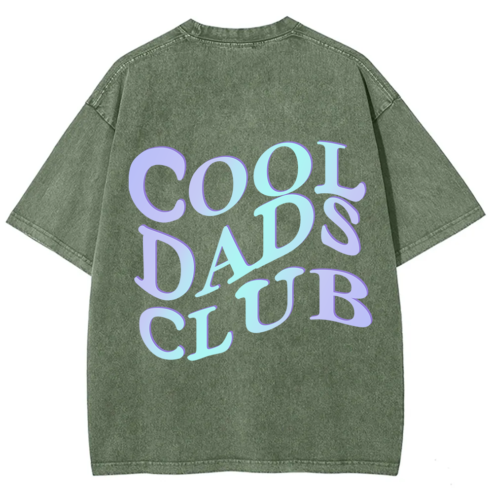 Cool Dads Club Snowflake Vintage Cotton T-Shirt
