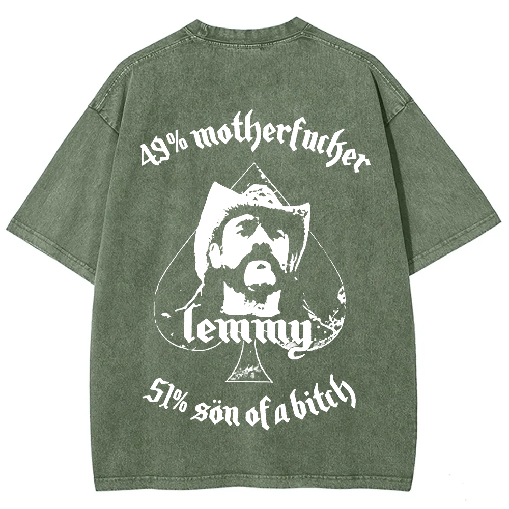  Motörhead Vintage Washed Lemmy Motorhead t-Shirt