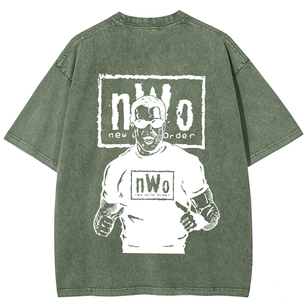 Wrestling Washed New World Order WWE t-Shirt