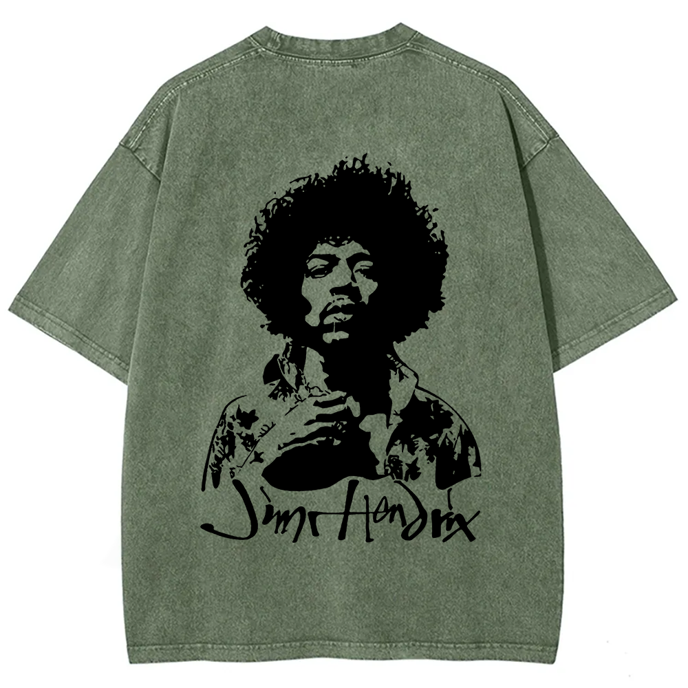 The Jimi Hendrix Experience Band Casual Printed t-Shirt