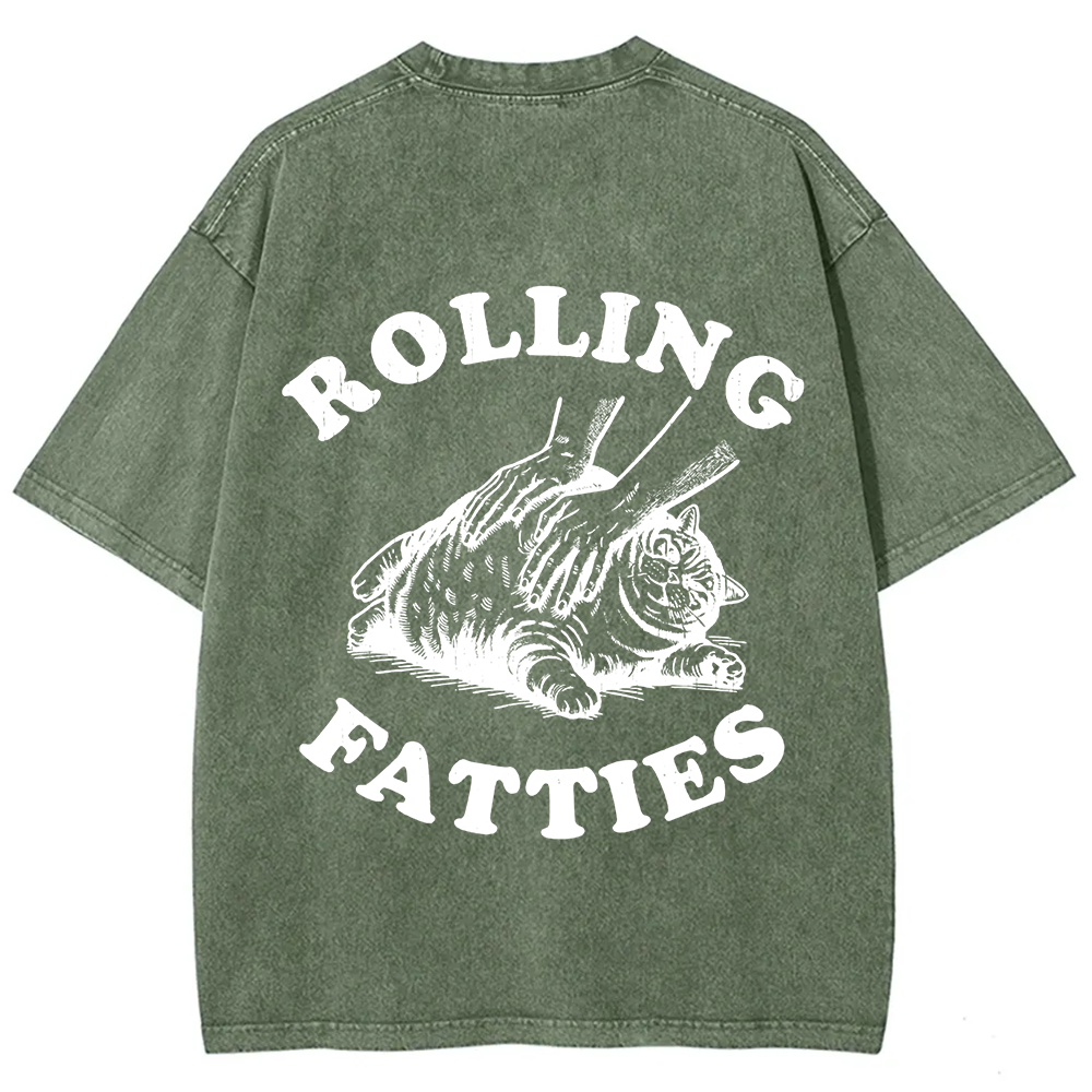 Unisex Rolling Fatties Print Classic t-Shirt