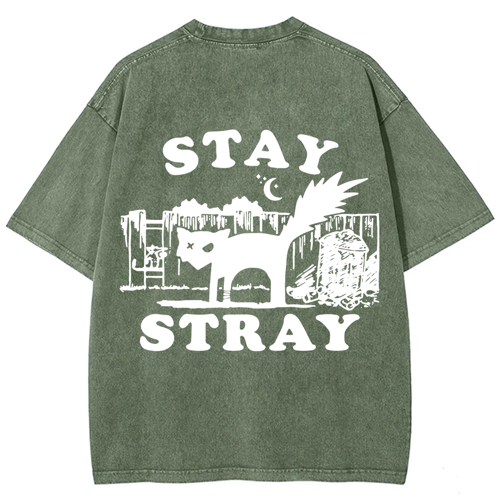Stray Cat Funny Retro Graphic Unisex Classic t-Shirt