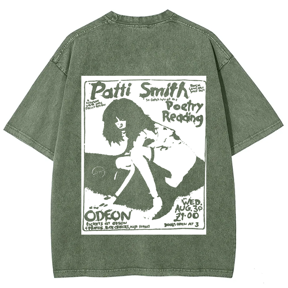 Patti Smith Celebrities Washed t-Shirt