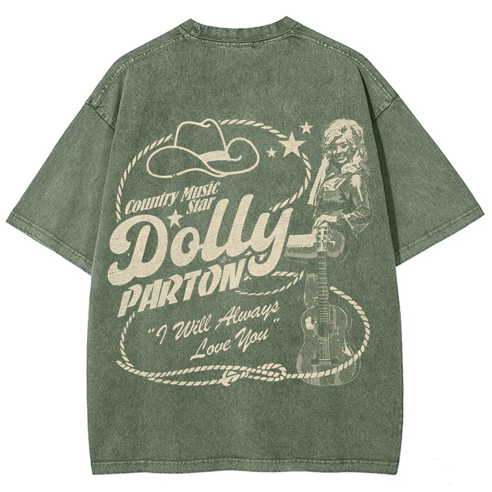 Dolly Parton Singer Washed t-Shirt
