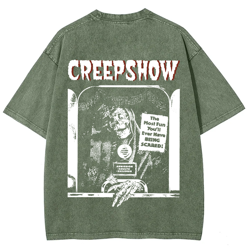 Unisex Washed  Creepshow Horror Movie t-Shirt