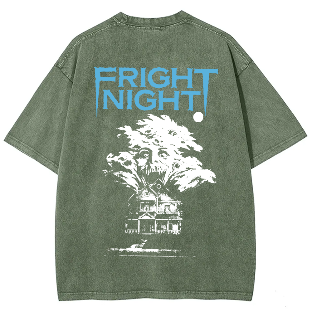 Unisex Vintage Washed Fright Night t-Shirt