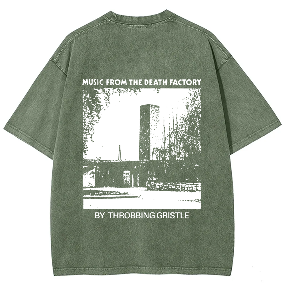 Music From The Death Factory - Throbbing Gristle Band t-Shirt